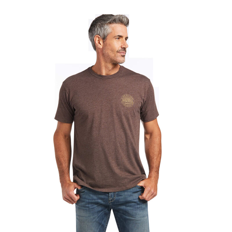 Ariat T-Shirts Herren - Sod Braun ( IPCVA-2684 )